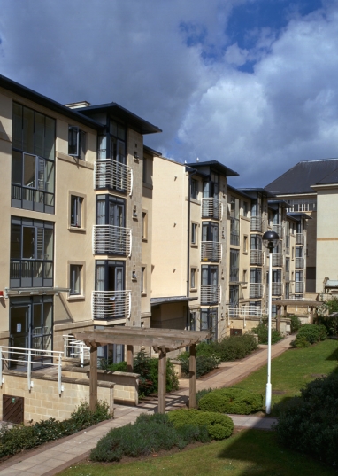 courtyard view